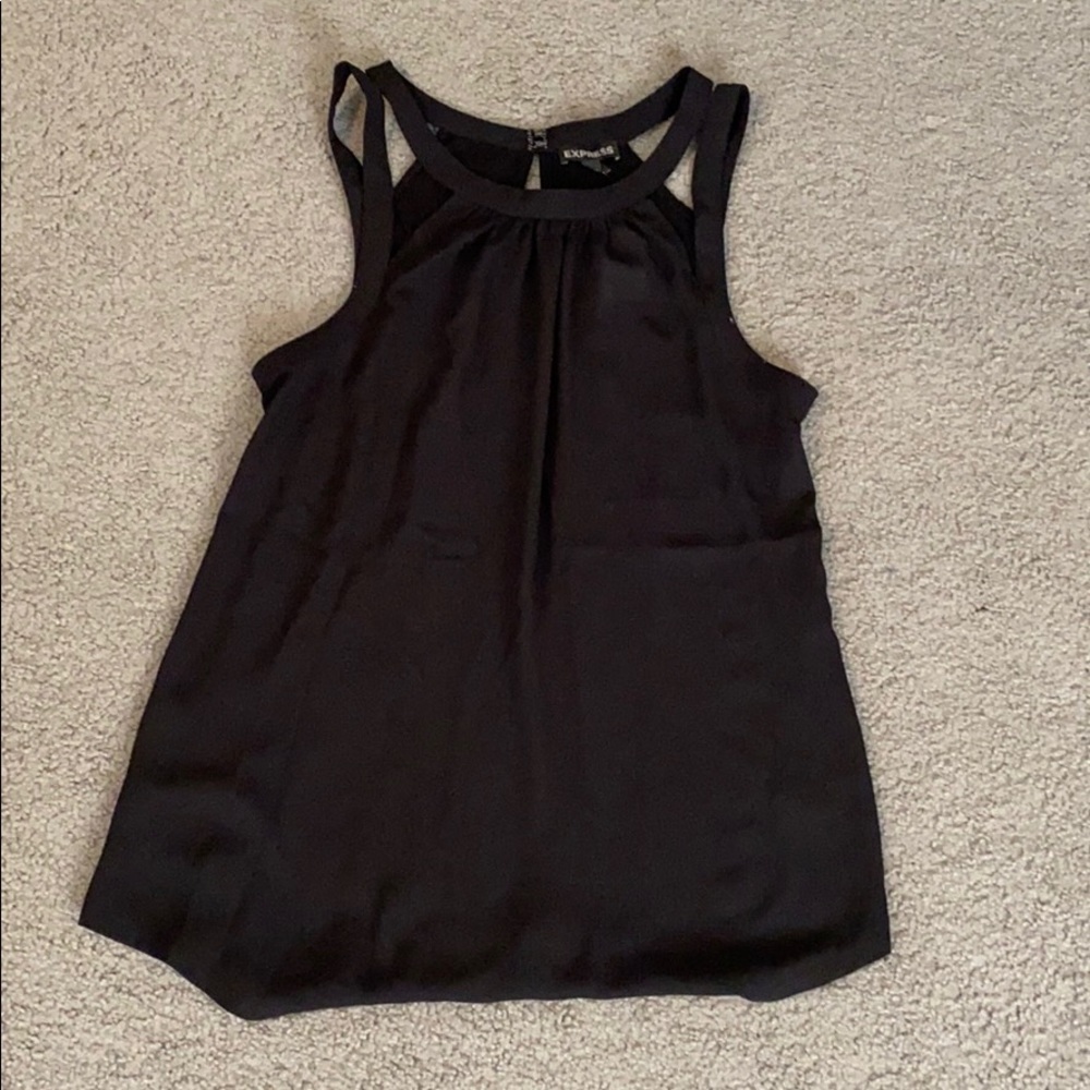 Black tank top